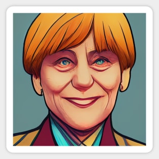 Angela Merkel | Comics Style Sticker
